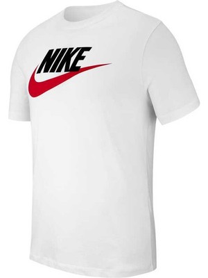 Nike Icon Futura Erkek Beyaz Günlük Stil Tişört AR5004-100