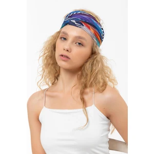 Saria Moda Karışık Desen Piliseli Fular Bandana