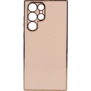 Samsung Galaxy S22 Ultra Parlak Kenarlı Bark Silikon Kılıf