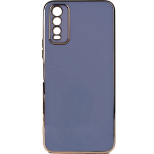 Vivo Y11S Parlak Kenarlı Bark Silikon Kılıf