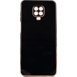 Xiaomi Redmi Note 9s Parlak Kenarlı Bark Silikon Kılıf Kırılmaz Ekran Koruyucu