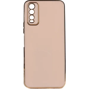 Vivo Y20S Parlak Kenarlı Bark Silikon Kılıf