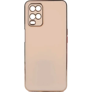 Oppo A54 Parlak Kenarlı Bark Silikon Kılıf Kırılmaz Ekran Koruyucu