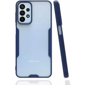 Galaxy A23 Kılıf Arkası Mat Kamera Korumalı Silikon - Lacivert