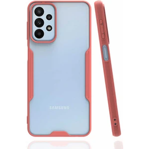Galaxy A23 Kılıf Arkası Mat Kamera Korumalı Silikon - Pembe