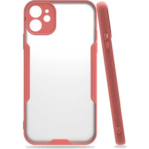 Apple iPhone 11 Kılıf Arkası Mat Kamera Korumalı Silikon - Pembe
