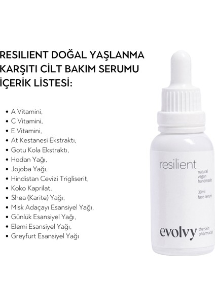 Resilient Doğal Yüz Bakım Serumu fırsatları