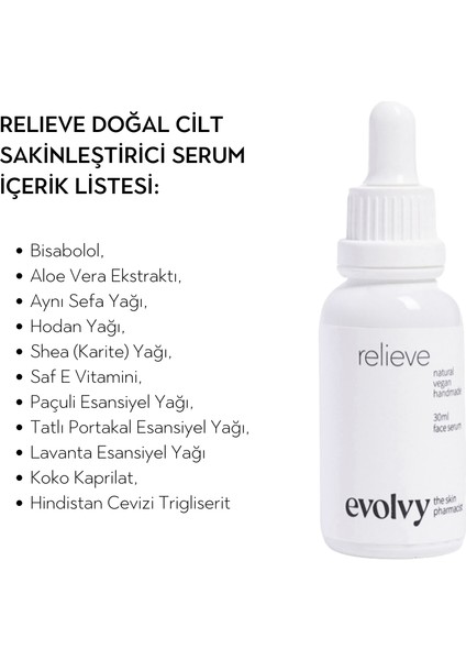 Relieve Doğal Cilt Sakinleştirici Serum fırsatları