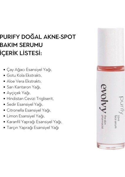 Purify ve Spot Bakım Serumu modelleri
