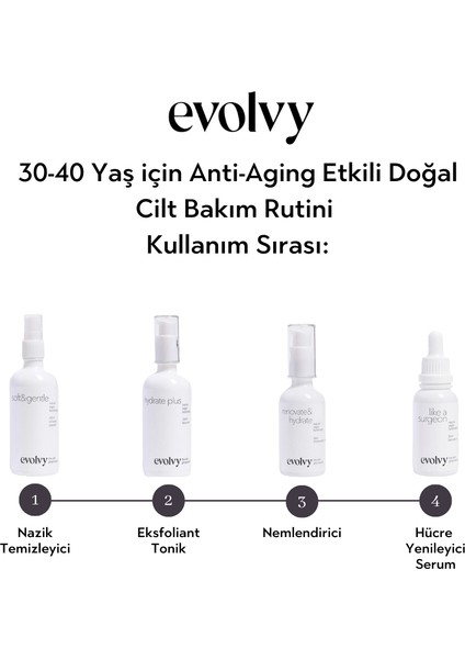 Anti-Aging Etkili Doğal Cilt Bakım Rutini-( 30-40 Yaş Üzeri)