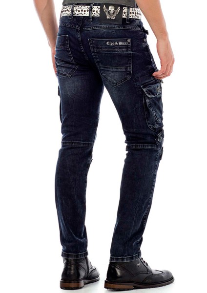 CD440 Rockstar Jeans Motorcu Erkek Kargo Pantolon