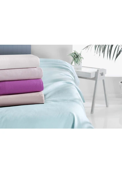 Menderes Home Cotton Collection Pike Tek Kişilik Pike Lila