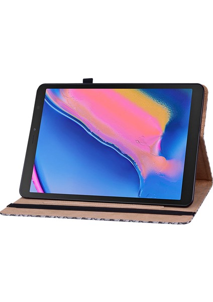 Yue Store Samsung Tab A 8.0 (2019) T290 İçin Tablet Kılıfı - Siyah (Yurt Dışından)