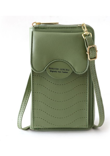 Büyük Kapasiteli Çok Işlevli Düz Renk Cüzdan (Yurt Dışından)