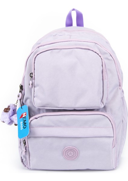 Lila Unisex Sırt Çantası Okul Çantası 14 Inç Laptop Çantası Seyahat Çantası 18 Lt 40X30X15CM fırsatları