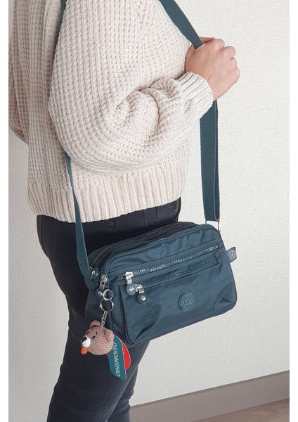 Kadın Çok Cepli Ayarlanabilir Çapraz Askılı Omuz Çantası indirimleri