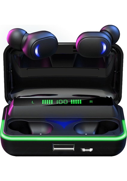 Deilmi IOS-Android Uyumlu Kablosuz Kulakiçi V5.1 Mikrofonlu Powerbank Kutulu Db-17 Bluetooth Kulaklık