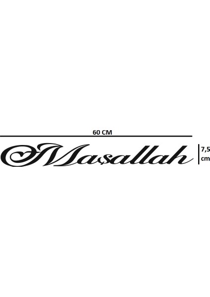 Maşallah Oto Sticker