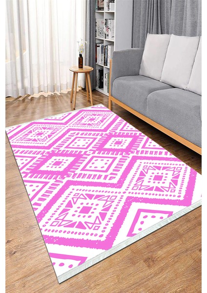 Dijital Baskılı Yıkanabilir Kaymaz Taban Salon Halısı Mutfak Halısı ve Koridor Halısı NH-HS-467
