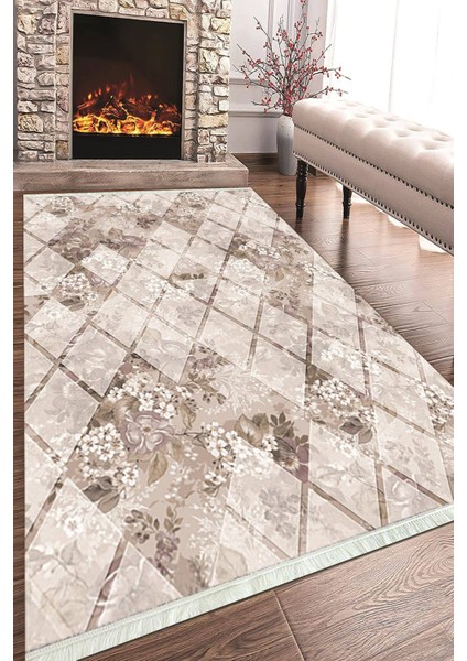 Dijital Baskılı Kaymaz Taban Yıkanabilir Salon Halısı Mutfak Halısı ve Koridor Halısı NH-HT-202