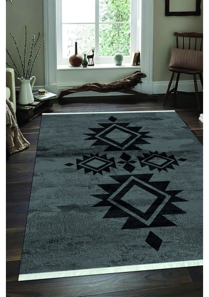 Dijital Baskılı Kaymaz Taban Yıkanabilir Modern Salon Halısı Mutfak Halısı ve Yolluk NH-SD-370