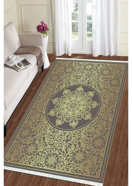 Dijital Baskılı Kaymaz Taban Yıkanabilir Salon Halısı Mutfak Halısı ve Yolluk NH-HK-131