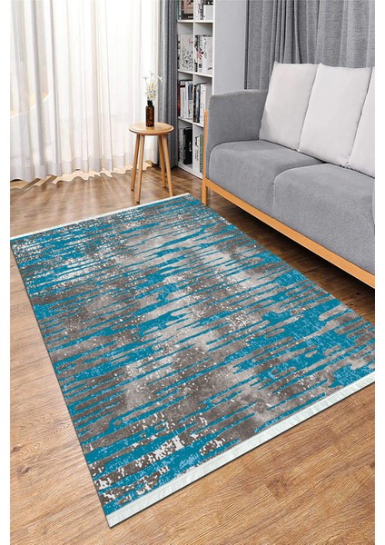Dijital Baskılı Yıkanabilir Kaymaz Taban Salon Halısı Mutfak Halısı ve Koridor Halısı NH-HS-558