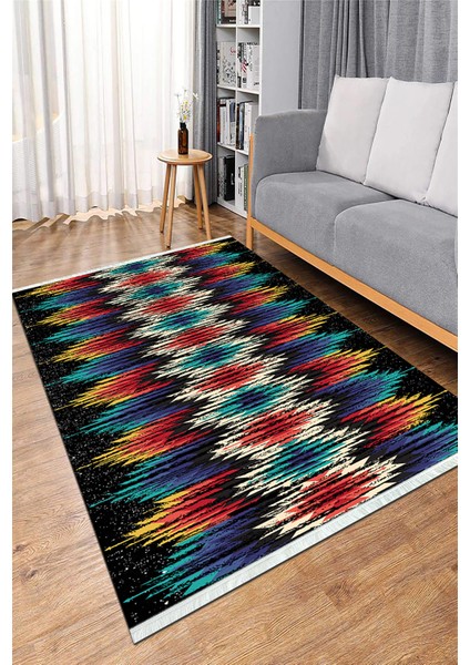 Dijital Baskılı Yıkanabilir Kaymaz Taban Salon Halısı Mutfak Halısı ve Koridor Halısı NH-HS-342