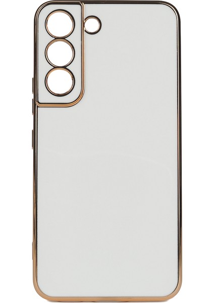 Samsung Galaxy S22 Plus Parlak Kenarlı Bark Silikon Kılıf