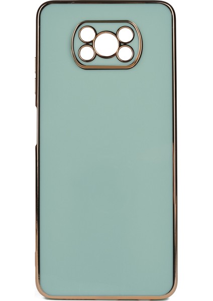 Xiaomi Poco X3 Nfc Parlak Kenarlı Bark Silikon Kılıf