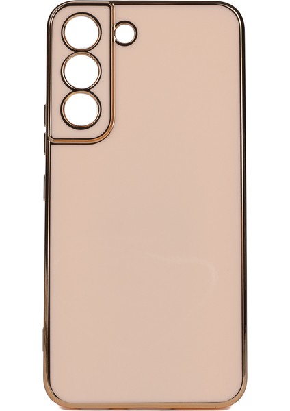 Samsung Galaxy S22 Plus Parlak Kenarlı Bark Silikon Kılıf Kırılmaz Ekran Koruyucu