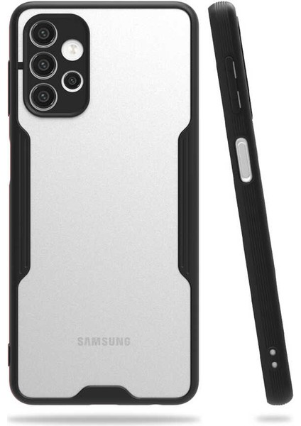 Galaxy A32 4g Kılıf Arkası Mat Kamera Korumalı Silikon - Siyah