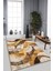Dairesel Küp Desenli Halı (Makinada Yıkanabilir Kaymaz Dot Taban) - CP1344 1