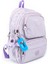 Lila Unisex Sırt Çantası Okul Çantası 14 Inç Laptop Çantası Seyahat Çantası 18 Lt 40X30X15CM 3