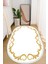 Dijital Baskılı Kaymaz Taban Yıkanabilir Oval Salon Halısı Mutfak Halısı ve Yolluk NHO-HT-870 1
