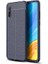 Huawei P Smart S (Y8P) Kılıf Deri Dokulu Kamera Korumalı Silikon - Lacivert 1