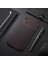 Apple iPhone Xr 6.1 Kılıf Karbon Dokulu Silikon - Kahverengi 1