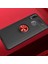 Galaxy A10S Kılıf Yüzüklü Silikon Range - Siyah-Kırmızı 1