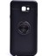 Galaxy J4 Plus Kılıf Yüzüklü Silikon Range - Siyah 1