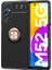 Galaxy M52 Kılıf Yüzüklü Silikon Range - Siyah-Rose Gold 1