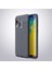 Galaxy A20 Kılıf Deri Dokulu Kamera Korumalı Silikon - Lacivert 1