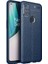 One Plus Nord N10 5g Kılıf Deri Dokulu Kamera Korumalı Silikon - Lacivert 1