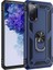 Galaxy S20 Fe Kılıf Tank Yüzüklü Yüksek Korumalı Silikon - Mavi 1