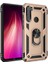 Xiaomi Redmi Note 8 Kılıf Tank Yüzüklü Yüksek Korumalı Silikon - Gold 1