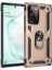 Galaxy Note 20 Ultra Kılıf Tank Yüzüklü Yüksek Korumalı Silikon - Gold 1