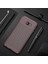 Galaxy J4 Plus Kılıf Karbon Dokulu Silikon - Kahverengi 1