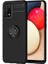 Galaxy A02S Kılıf Yüzüklü Silikon Range - Siyah 1