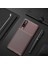 Huawei P30 Kılıf Karbon Dokulu Silikon - Kahverengi 1