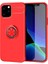 Apple iPhone 12 Pro Max Kılıf Yüzüklü Silikon Range - Kırmızı 1