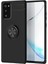 Galaxy Note 20 Kılıf Yüzüklü Silikon Range - Siyah 1